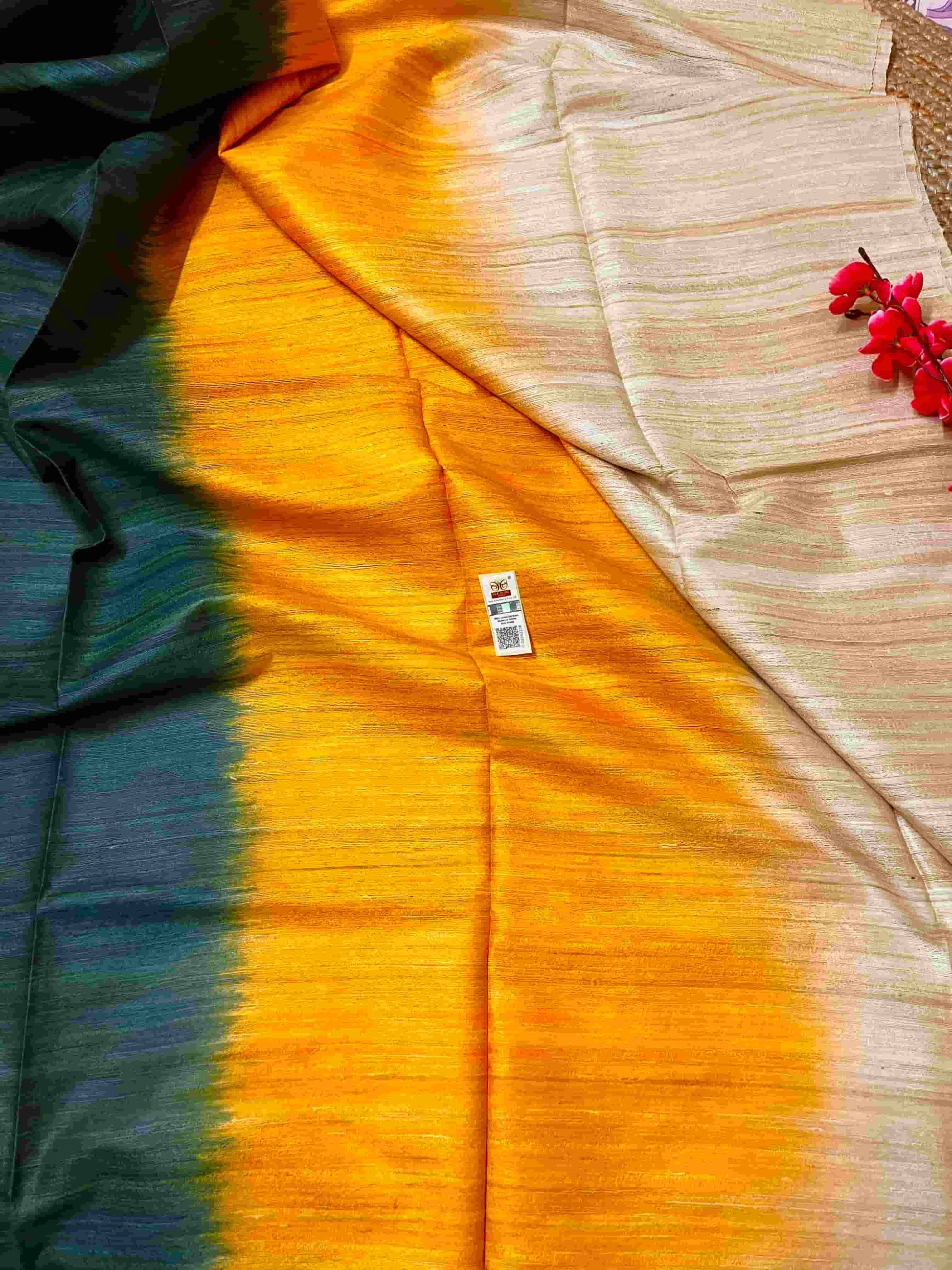 Handwoven Ghicha Silk Saree for Festive & Ethnic Wear